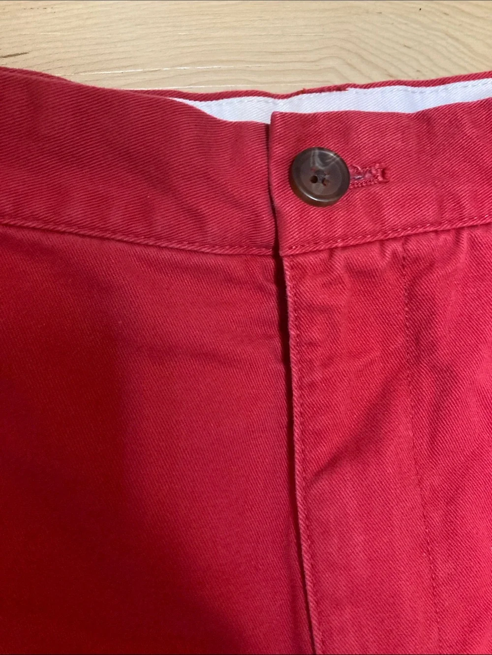 Izod Red Flat Front Men's Shorts